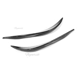 Real Carbon Front Bumper Splitters Canard Fins Side Lip for Audi R8 V8 V10 2007-2015