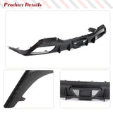 Dry Carbon Car Rear Diffuser Lip Spoiler For BMW 8 Series G16 M Sport Sedan 4 Door 850i 2018-2022 Car Rear Bumper Diffuser Lip