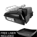 Motorcycle Chopped Pack Trunk Rack Backrest For Harley Tour Pak Touring Road King 2014-2023