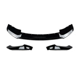 for 2014-2017 BMW X3 F25 X4 F26 LCI M Sport Front Bumper Lip Body Kit Spoiler Splitter Diffuser Guard Gloss Black ABS