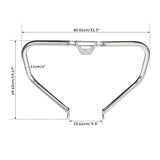 Motorcycle Engine Guard Crash Bar Support Bracket For Harley Low Rider ST FXLRST 22-Up