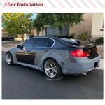 Carbon Fiber / FRP Car Rear Trunk Racing Spoiler for Infiniti Sedan 4-Door G25 2011-2012 G37 2009-2013 Car Rear Spoiler Wing Lip