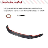 Carbon Fiber / FRP Front Bumper Lip Spoiler Splitters For BMW F80 M3 F82 F83 M4 2014 - 2018 Carbon Fiber Front Lip Spoiler