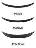 MP M4 PSM Style Rear Bumper Spoiler Lip for BMW 2 Series F22 F23 F87 2014-2021 Roof Trunk Wing Tail Top Wing Rear Wing
