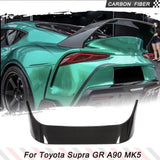 Carbon Fiber Car Rear Racing Spoiler Wing Trunk Lip for Toyota Supra GR A90 MK5 2019-2021 Car Rear Trunk Spoiler Boot Wing Lid