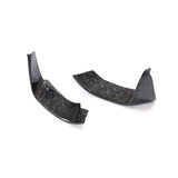 Real Carbon Fiber Front Bumper Canards for BMW 3 Series F80 M3 4 Series F82 F83 M4 2012 - 2018 Front Bumper Splitters FRP Black