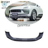 Carbon Fiber Front Bumper Lip for Porsche Macan Base Sport Utility 4-Door 2022 2023