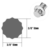 Motorcycle 2 pcs M10x1.5 Metric Chrome Front Brake Caliper Bolts Kits For Harley Touring Road King Glide Softail Dyna