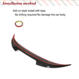 Car Rear Trunk Boot Lip Wing Spoiler Dry Carbon Rear Trunk Spoiler Wing Lip for BMW 8 Series G14 F91 840i 2018-2022 Spoiler Wing