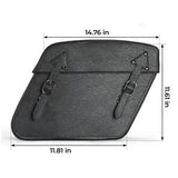 Motorcycle Side Bag Saddlebag 32L for Sportster 883 XL 883 Travel Luggage Bag Pannier Leather Waterproof Saddle Bag Accessories
