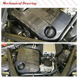 Engine Cover in Bonnet for BMW F80 M3 F82 F83 M4 2014 - 2018 Carbon Fiber Auto Hood Bonnet Protector