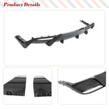 Dry Carbon Car Rear Bumper Diffuser Body Kits For Tesla Model 3 2023 Car Rear Spoiler Apron With Splitters Protector