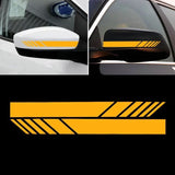 Car Stripe Stickers Rearview Mirror Reflective Vinyl Decals Decoration Fashion Styling Waterproof Sticker Exterior Accessories