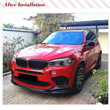 Carbon Fiber Car Body Kits Front Bumper Lip for BMW F85 X5M F86 X6M 2015 - 2018 Car Front Bumper  ChinLip Spoiler Splitters