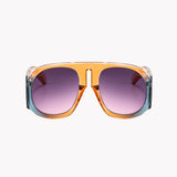 Round Thick Frame Jag Sunglasses