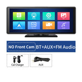 10.26" Wireless CarPlay & Android Auto Dash Cam ADAS 4K DVR Bluetooth Audio AUX GPS Navigation Dashboard Video Recorder