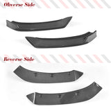 Car Front Bumper Lip Splitters Winglets Spoiler for Maserati Levante 4 Door 2016 - 2019 Carbon Fiber/ FRP Side Aprons Cupwings