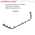 Carbon Fiber Car Front Splitter for Cadillac CTS-V Coupe 2009-2015 Car Front Bumper Lip Winglets Canards Protector Body Kits