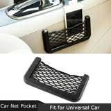 Universal Car Storage Net Automotive Pocket Organizer Bag Net Pocket Mobile Phone Holder Auto Accessories Multi Function Pocket