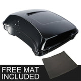 Razor Pack Trunk +Pad 2 Up Rack Fit For Harley Tour Pak Road King Glide 14-24