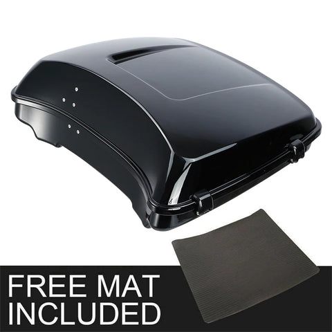 Razor Pack Trunk +Pad 2 Up Rack Fit For Harley Tour Pak Road King Glide 14-24