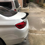 Black Spoiler for BMW F10 5 Series F18 2010-2017 Year Carbon Surface Rear Boot Ducktail Wing Decoration Accessories