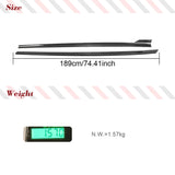 Carbon Fiber Side Skirts Extension Lip Spoiler For Audi S3 RS3 8V 2017-2020 Car Rocker Panels Body Kits