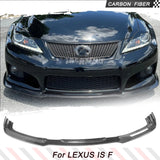 Real Carbon Fiber Car Front Bumper Lip Spoiler for LEXUS IS F Sedan 4-Door 2011-2012 Car Front Racing Spoiler Splitters Chin Lip