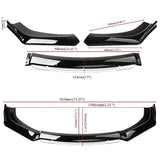 For Audi A3 A4 A6 Q3 S3 S4 S6 B6 B7 B8 B8.5 Front Bumper Spoiler Diffuser Bodykit Splitter Front Lip Shovel Cars Accessories
