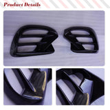 Real Carbon Fiber Car Front Fins Air Vent Cover Fit For Benz W167 GLE450 GLE63 GLE53 Coupe Front Air Vent Cover Fin Canards