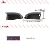 Car Rearview Mirror Caps Covers for BMW X3 G01 X4 G02 X5 G05 X6 G06 X7 G07 2020 Replace Mirror Covers Carbon Fiber / Gloss Black