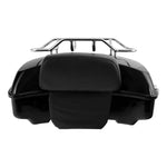 Motorcycle Chopped Pack Trunk Rack Backrest For Harley Tour Pak Touring Road King 2014-2023