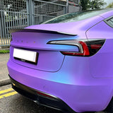 Real 100% Carbon Fiber Original P Version Rear Spoiler for Tesla 2023+ Model 3 Highland Auto Accessories Model 3 Performance