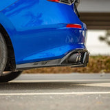 For Honda Civic 11th Gen 2022 Silencer 4 Outlet Car Tip Rear Side Diffuser Bumper Lip Spoiler Exhaust Pipe Splitter JDM Body Kit