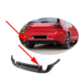 Auto Black PP Rear Bumper Diffuser Lip Spoiler For Volkswagen VW Golf 7 MK7 7.5 standard And GTI 2017 2018 2019