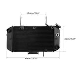 Motorcycle Engine Radiator Cooler Cooling System For Suzuki DL650 DL 650 V-Strom 2004-2011