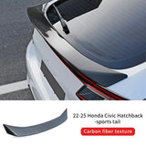 For Honda Civic 2022-2025 Ducktail Style Rear Trunk Spoiler Wing Rear Trunk Wing Spoiler Body Kits Auto Modification