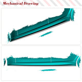 Carbon Fiber Car Side Skirts Extension Body Apron Lip For BMW 3 Series F80 M3 Sedan 2014 - 2019 Extension Lip Valance Air Panel