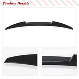 Rear Trunk Spoiler for Volkswagen VW Jetta Sedan 2012-2018 ABS Material Glossy Black Car Rear Boot Lid Highkick Spoiler Wing Lip