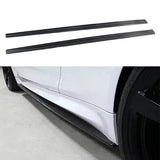 Carbon Fiber/ABS Glossy Black Side Skirts Extension Apron for BMW 4Series F32 F33 M Sport Coupe Convertible 2Door 2014-2017