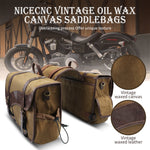 Motorcycle Saddlebags for Harley Davidson Sportster 1200 Honda Suzuki Yamaha Kawasaki 1 Pair 30L Waterproof Motorbike Side Bags