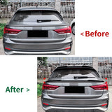 Car Rear Roof Mid Spoiler Tail Wing Tailgate Middle Trunk Spoiler For AUDI Q3 F3 Sportback S-line 2019 2020 2021 2022 2023 2024