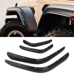 For Jeep Wrangler JL 2018+ 2021 2022 2023 Car Front Rear Mudguard Low Fender Splash Protector Protective Guards Flares Mudflaps