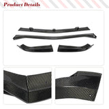 Car Front Bumper Lip Spoiler for Mercedes-Benz GLE Class C292 GLE63 AMG 2015-2018 Carbon Fiber Front Lip Spoiler Splitters 4 PCS