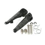 Matte Black Front Foot Pegs Pedals Footrests For Kawasaki ZX10R 2011-2017 2016 15  Motorcycle