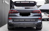 Real Carbon Fiber Front/Rear Lip Spoiler Wing Side Skirt For BMW X5 G05 2019-2021 Body Kits