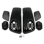 Motorcycle Saddlebag Lids With 5"X7" Speakers For Harley Touring Road King Electra Glide Street Glide Ultra-Classic 2014-2024