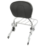 Detachable Backrest Sissy Bar Luggage Rack Fit For Harley Road Street Glide 2009-2023 Motorcycle Comfortable Pads