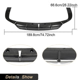 Car Rear Bumper Diffuser Lip Spoiler Carbon Fiber for BMW X5 G05 M-Sport 2019 2020 Rear Diffuser Apron Lip Splitter Body Kit FRP