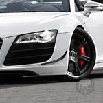 Real Carbon Front Bumper Splitters Canard Fins Side Lip for Audi R8 V8 V10 2007-2015
